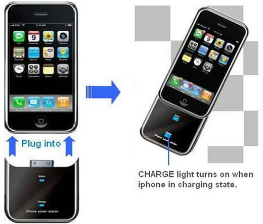 Cargador portátil con batería para iPhone  
