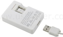 Cargador USB ultra delgado para iPod y iPhone