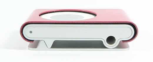Funda de acero para el iPod shuffle 2G rosa interior