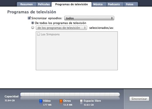 iTunes programas de televisión Apple TV