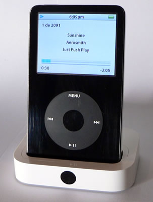 iPod en base dock universal