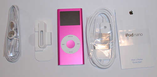 Contenido del iPod nano 2G