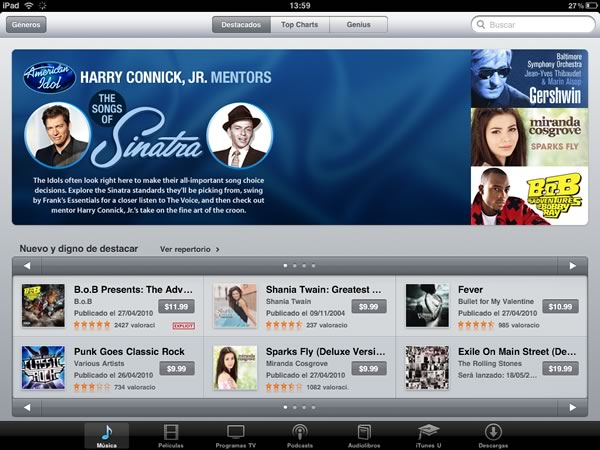 iPad iTunes