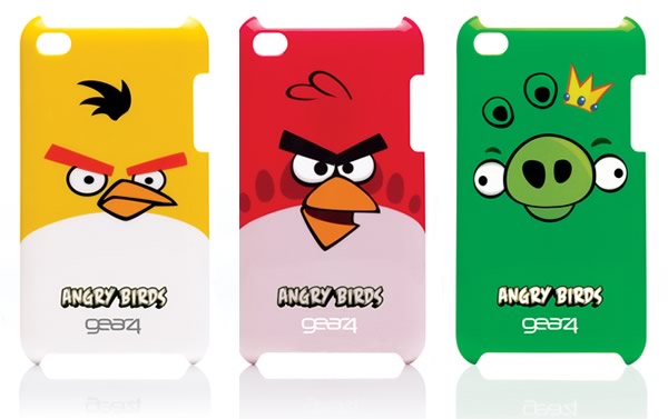 color amarillo Gear4 G4TCAB402 modelo Angry Birds Funda para Apple iPod Touch 4