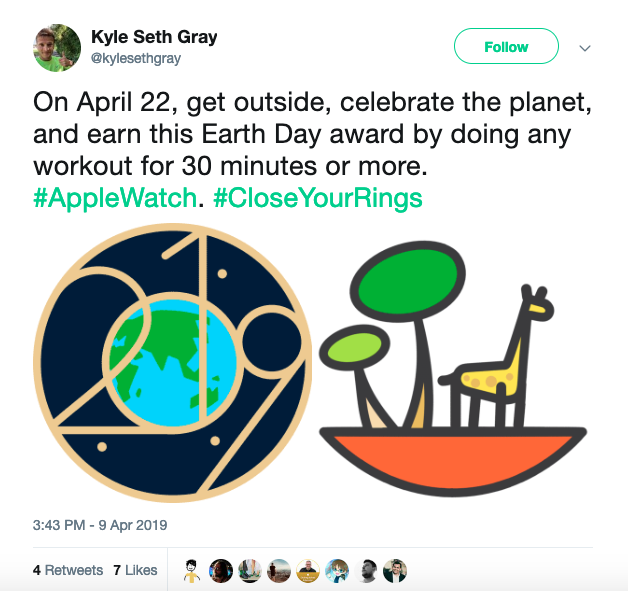 Apple anuncia su Apple Watch Fitness Challenge para Earth Day iPodTotal