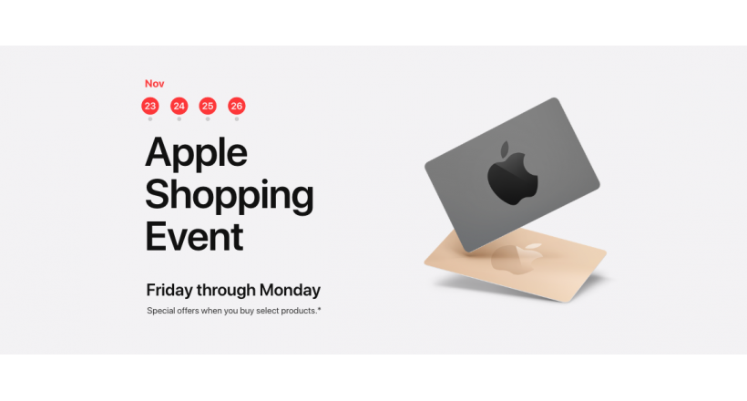 These are Apple promotions for this Black Friday