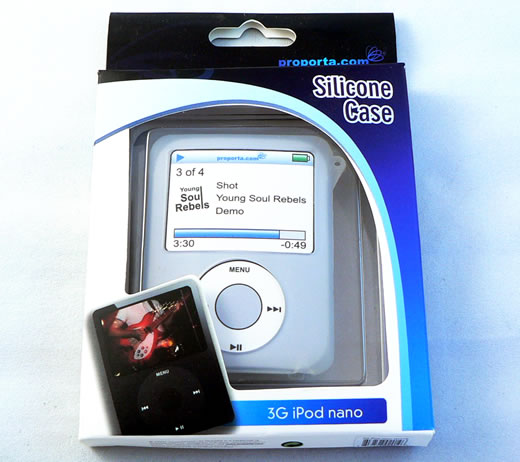 Caja Funda Proporta de silicona para iPod nano 3G