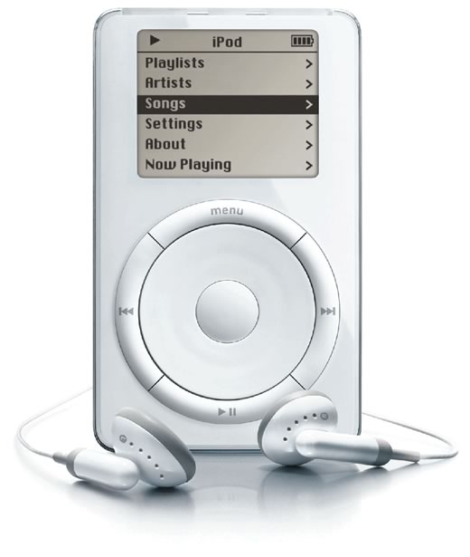 iPod de primera generación (1G) ó iPod con rueda de desplazamiento
