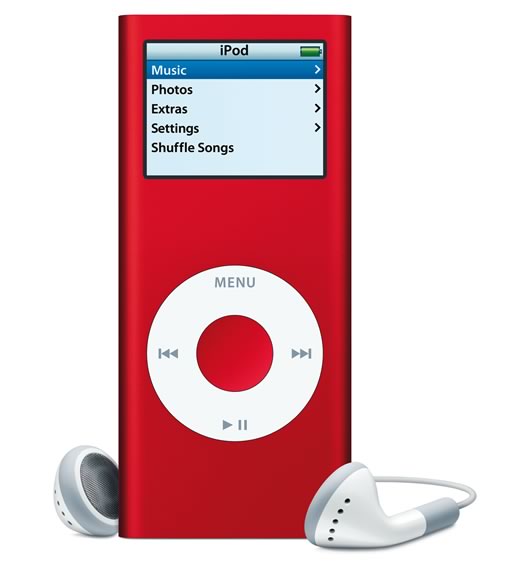 iPod nano product red