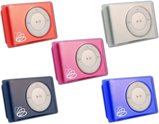 cubierta de cristal para el iPod shuffle 2G