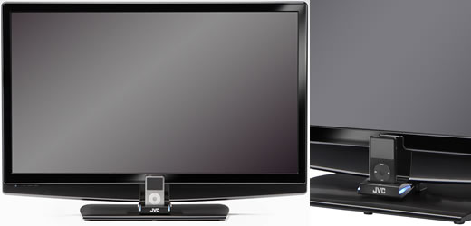 Televisores LCD con dock para iPod de JVC