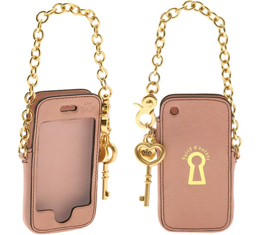 Funda de cuero de Juicy Couture para iPhone