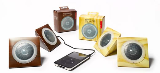 Woodchuck: altavoces de cartón