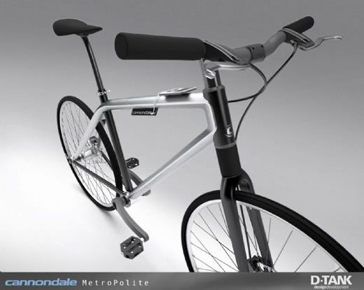 Concepto de bicicleta Cannondale con integración con el iPod