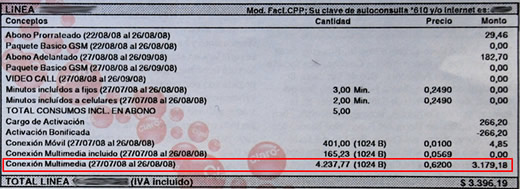 Por un error Claro Argentina factura el consumo de datos del iPhone como excedente