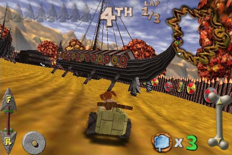 Cro-Mag Rally y Enigmo dos juegos de Pangea para iPhone