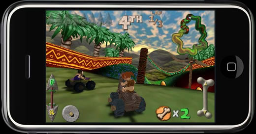 Cro-Mag Rally y Enigmo dos juegos de Pangea para iPhone