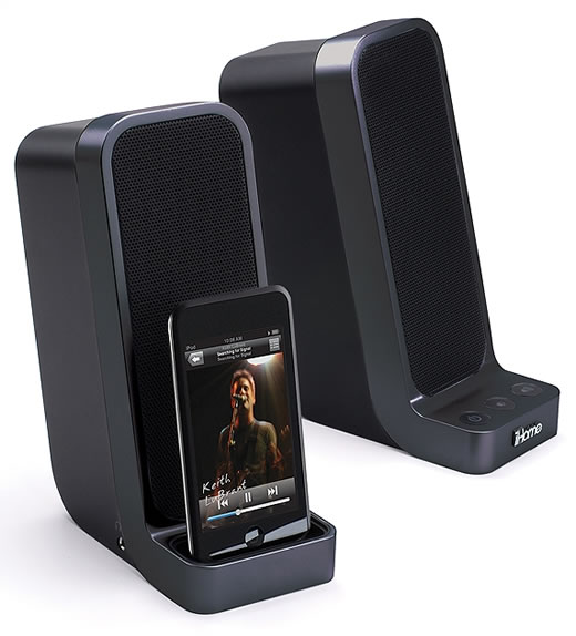 Nuevos altavoces iHome para PC y Mac con dock iPod