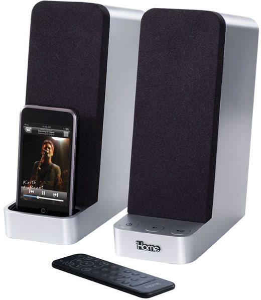 Nuevos altavoces iHome para PC y Mac con dock iPod