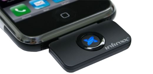 Infinixx: transmisor Bluetooth estéreo para iPhone y iPod