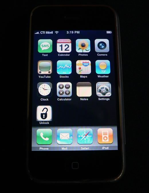 iPhone funcionando en la red CTI de Argentina