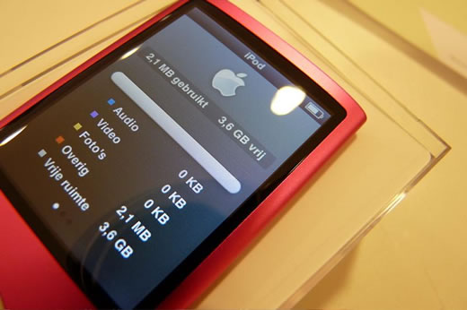 iPod nano de cuarta generación de 4GB aparece en Europa