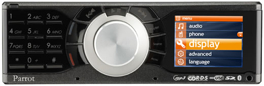 Parrot RK8200, un estéreo con conexión a iPod, manos libres y radio RSD 