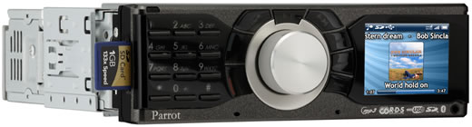 Parrot RK8200, un estéreo con conexión a iPod, manos libres y radio RSD 