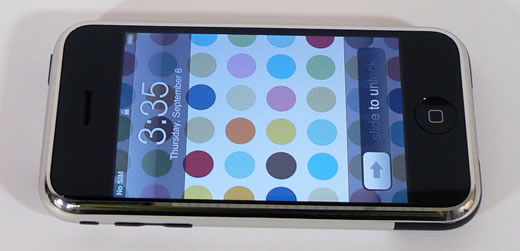 Pantalla del iPhone