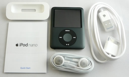 Contenido del iPod nano