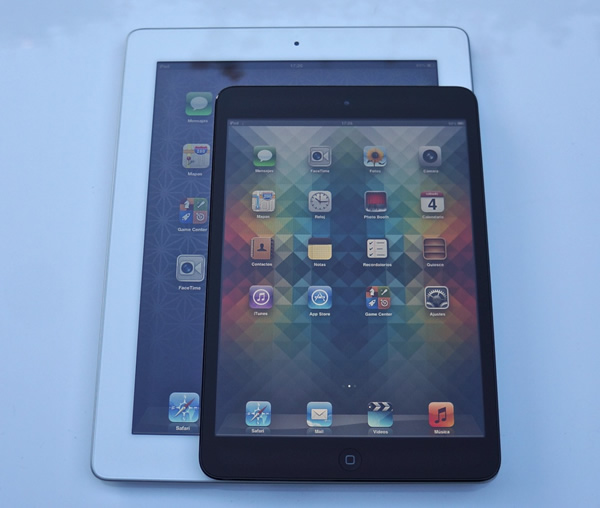 iPad mini sobre iPad Retina